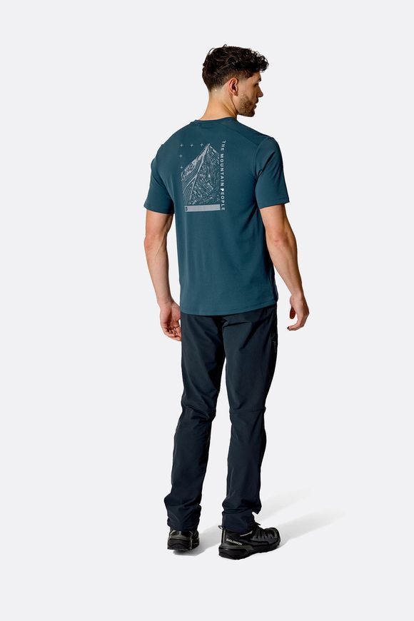 Футболка чоловіча Rab Force Esker Tee, Dark Pollen, L (RB QCC-62-DPL-LRG)