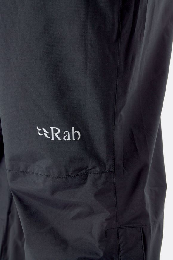 Штани чоловічі Rab Downpour Eco Pants, Black, S, Reg (QWG-84-BL-S)