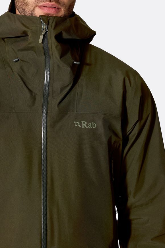 Мембранна куртка чоловіча Rab Namche GTX Jacket, Army, M (RB QWI-87-ARM-MED)