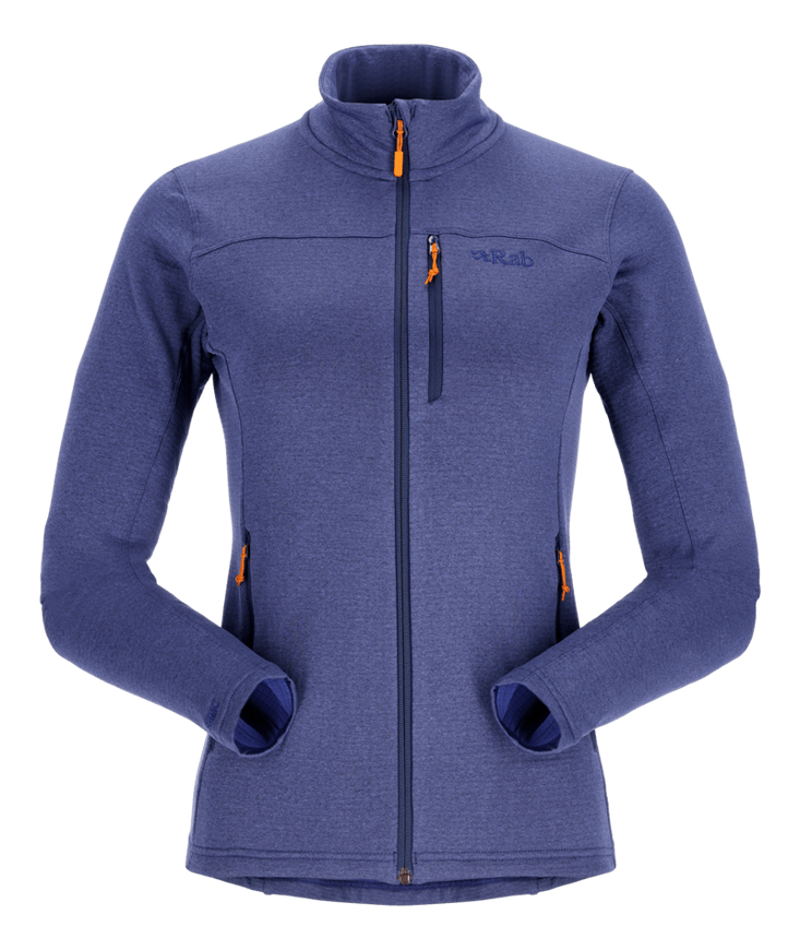 Жіноча флісова кофта Rab Graviton Jacket Wmns, PATRIOT BLUE, 08 (QFF-58-PT-08)