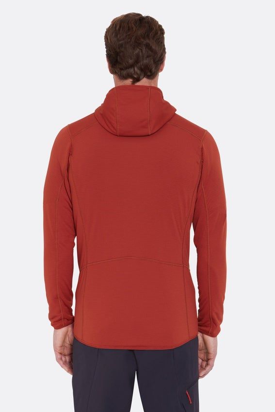 Кофта чоловіча Rab Evolute Hoody, Tuscan Red, S (QFG-19-TRD-SML)