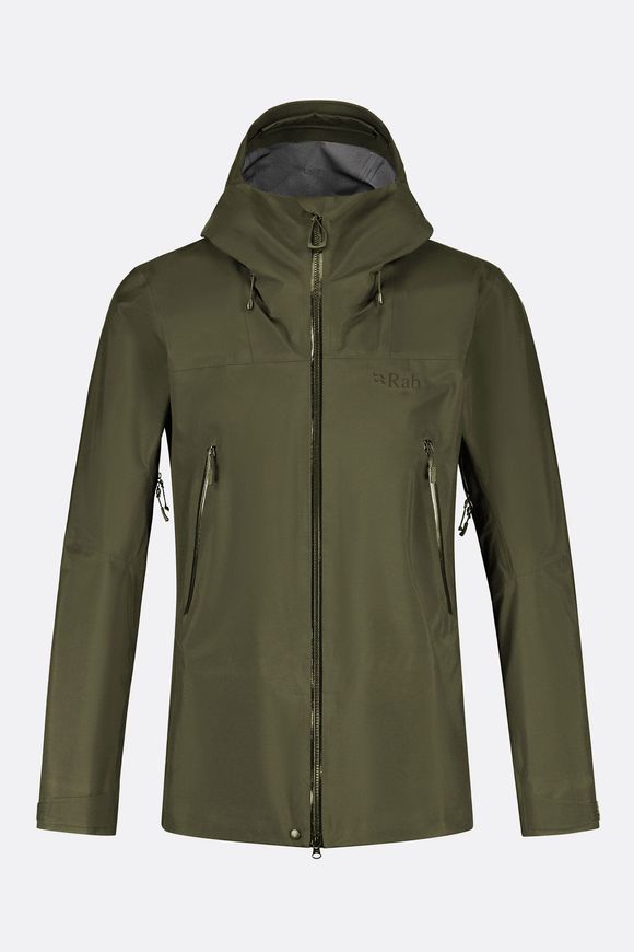 Мембранна куртка чоловіча Rab Kangri GTX Jacket, Olive (Olive), XLG (QWH-01-OLV-XLG)