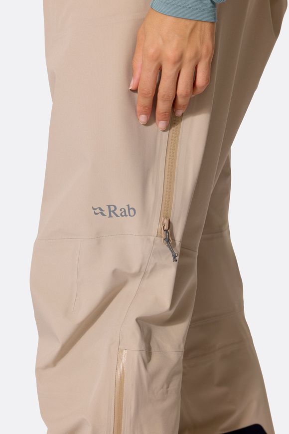 Штани жіночі Rab Kinetic Alpine Stretch Pants Wmns, Dark Pebble, M Regular (RB QWI-96-DKP-12-RG)