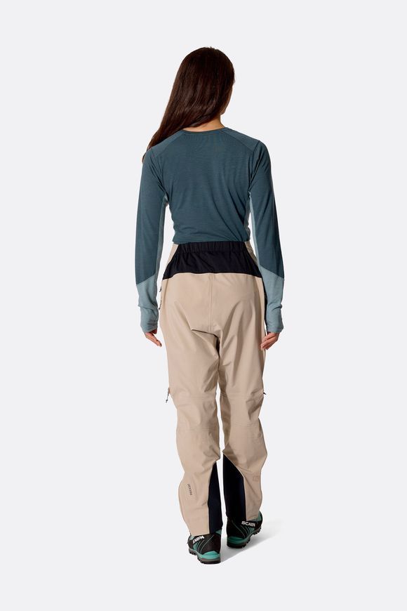Штани жіночі Rab Kinetic Alpine Stretch Pants Wmns, Dark Pebble, M Regular (RB QWI-96-DKP-12-RG)