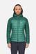 Легкий жіночий пуховик Rab Microlight Alpine Jacket Wmns, Green Slate/Eucalyptus, 12 (RB QDB-13-GSE-12)
