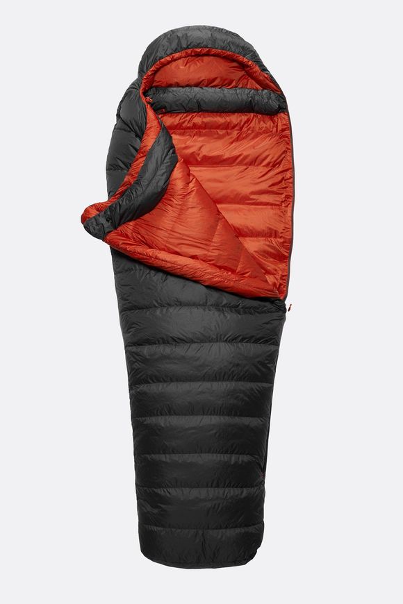 Спальний мішок Rab Ascent 500 Regular, (-5°C), 185 см - Left Zip, Graphene (QSD-35-GRH-REG-LZ)