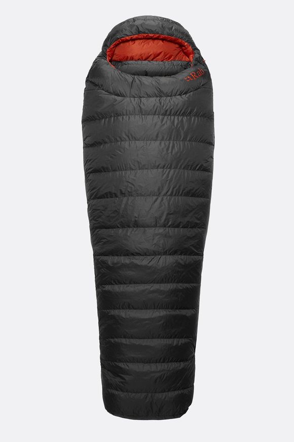 Спальний мішок Rab Ascent 500 Regular, (-5°C), 185 см - Left Zip, Graphene (QSD-35-GRH-REG-LZ)