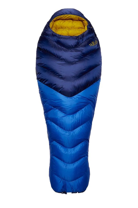 Спальний мішок жіночий Rab Neutrino 400 Wmns Regular, (-7°C), 170 см - Left Zip, Nightfall Blue (QSM-91-NFB-REG-LZ)