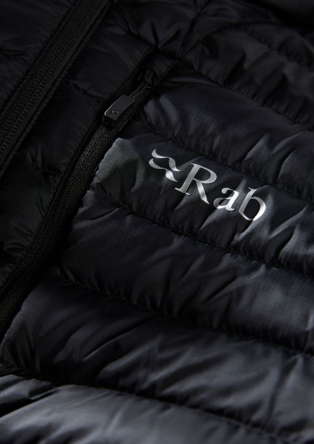 Чоловічий легкий пуховик Rab Microlight Alpine Jacket, Black, S (RB QDB-12-B-S)