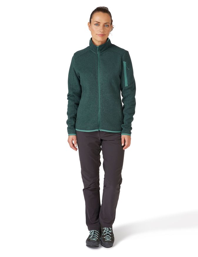 Кофта жіноча Rab Ryvoan Jacket W Green Slate, XS (RB QFF-96-8)