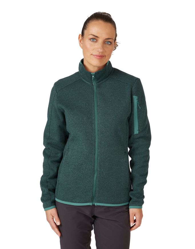 Кофта жіноча Rab Ryvoan Jacket W Green Slate, XS (RB QFF-96-8)