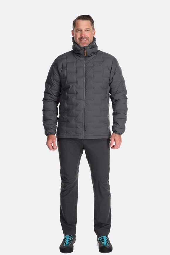 Чоловічий зимовий пуховик Rab Cubit Stretch Down Hoody, Chlorite Green, MED (RB QDB-30-CHG-MED)