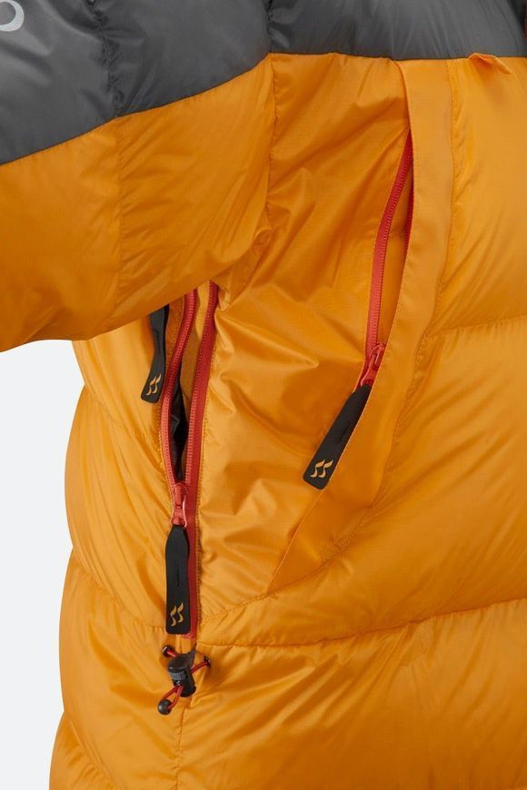 Зимовий пуховик Rab Expedition 8000 Jacket, Gold/Shark, S (RB QED-21-GO-S)
