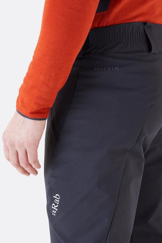 Штани чоловічі Rab Ascendor AS Pants, Ebony, Short, 30 (QFU-78-EBN-30-SH)