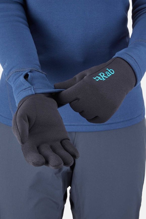 Рукавички Rab Power Stretch Pro Glove Wmns, Deep Ink, S (QAG-65-DIK-SML)