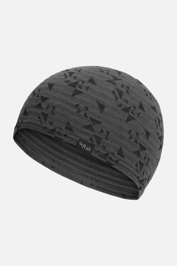 Шапка Rab Filament Print Beanie, Graphene, One Size (QAB-32-GRH-ONE)