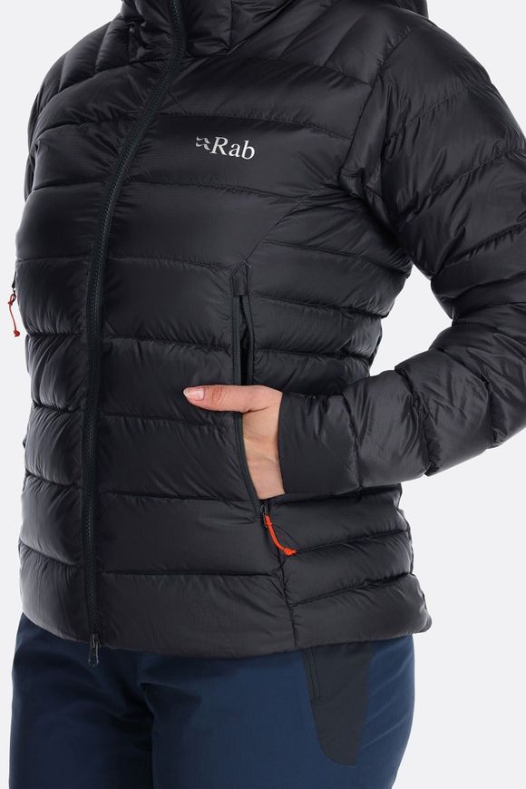 Жіночий зимовий пуховик Rab Electron Pro Jacket Wmns, Deep Heather, 12 (QDN-86-HD-12)