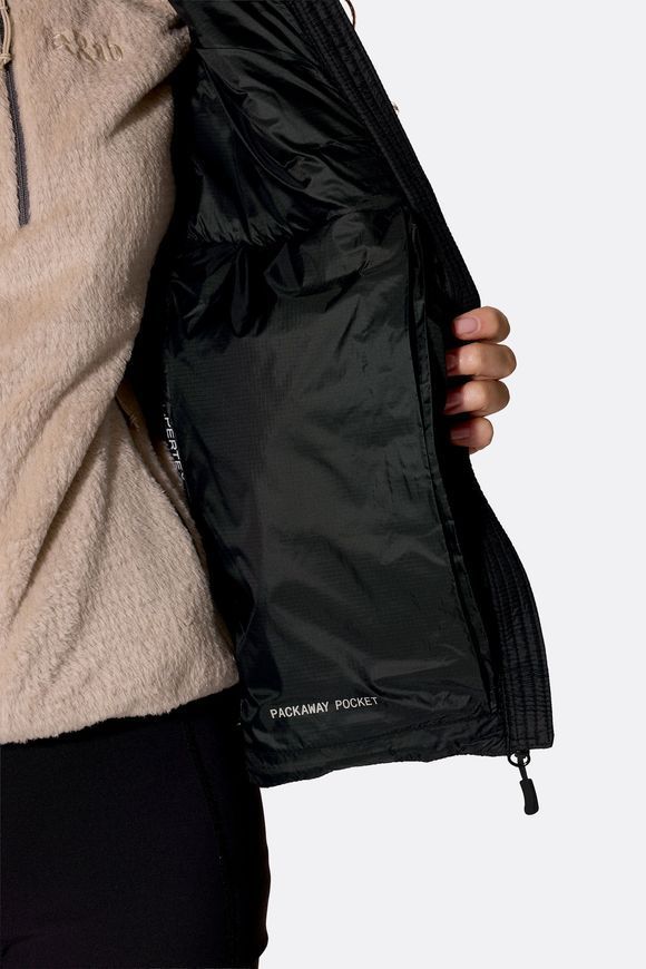 Жилет жіночий Rab Microlight Down Vest Wmns, Dark Pebble, 10 (RB QDB-97-DKP-10)