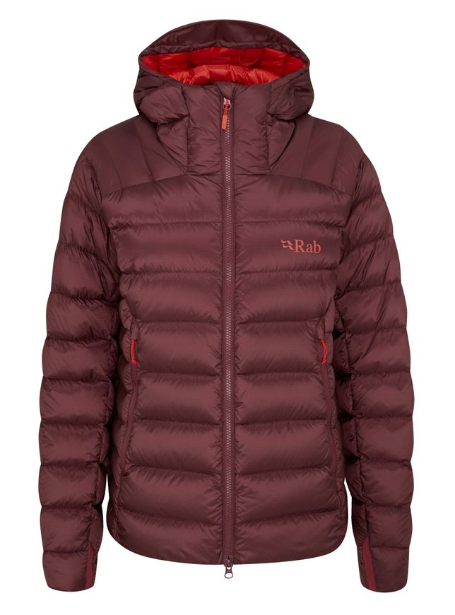 Жіночий зимовий пуховик Rab Electron Pro Jacket Wmns, Deep Heather, 12 (QDN-86-HD-12)