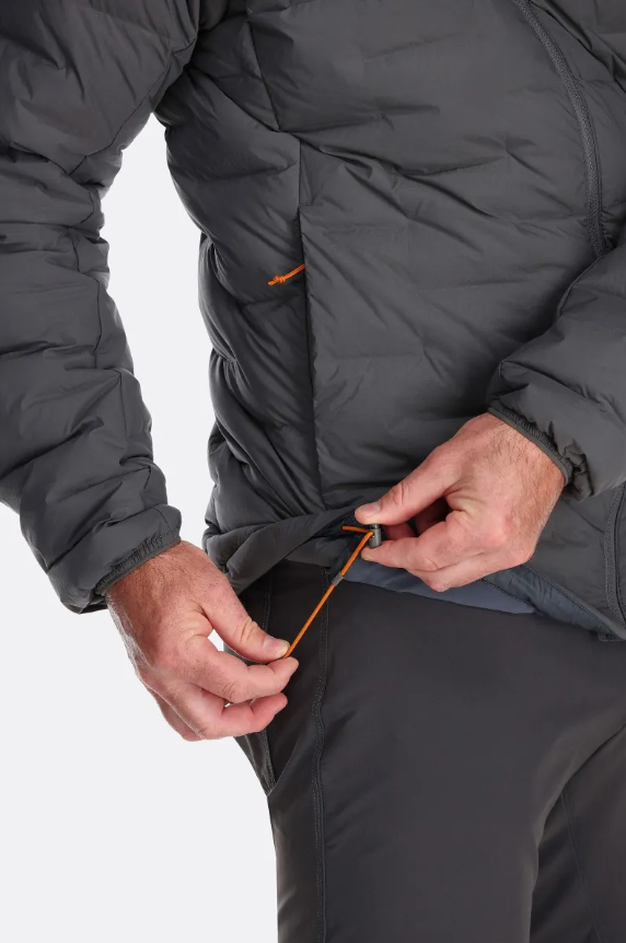 Чоловічий зимовий пуховик Rab Cubit Stretch Down Hoody Graphene, XL (RB QDB-30-GRH-XLG)
