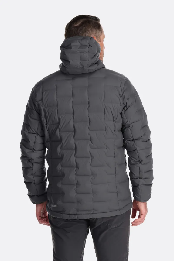 Чоловічий зимовий пуховик Rab Cubit Stretch Down Hoody Graphene, XL (RB QDB-30-GRH-XLG)