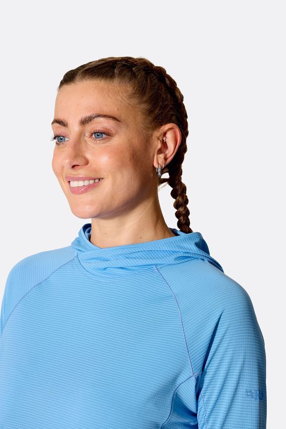 Кофта жіноча Rab Sonic Hoody Wmns, Bluebird, 10 (RB QCC-52-BBD-10)