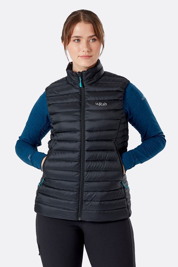 Жилет жіночий Rab Microlight Vest Wmns, Tempest Blue, 12 (RB QDB-19-TMB-12)