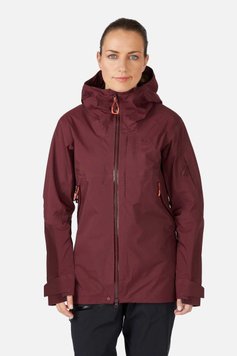 Мембранна куртка жіноча Rab Khroma Diffuse GTX Jacket Wmns, Deep Heather, 14 (QWH-82-DEH-14)