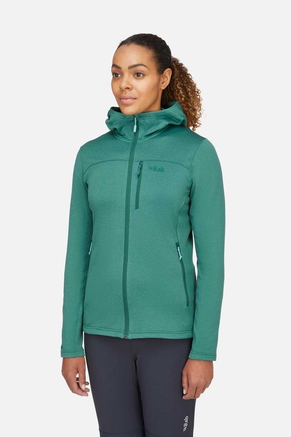 Кофта жіноча Rab Graviton Hoody Wmns, Beluga, 8 (QFF-56-BEL-08)