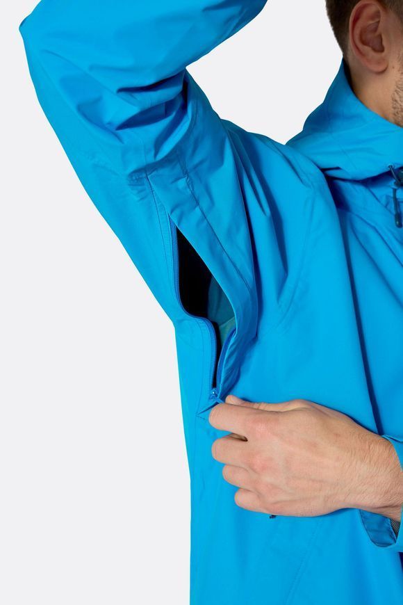 Мембранна куртка чоловіча Rab Downpour Jacket, Pollen/Army, XXL (QWI-06-PAR-XXL)
