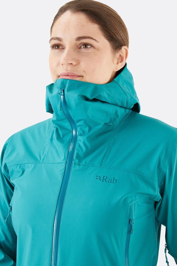 Мембранна куртка жіноча Rab Arc Eco Jacket Wmns, ORION BLUE/CITADEL, 08 (QWH-08-OB-08)