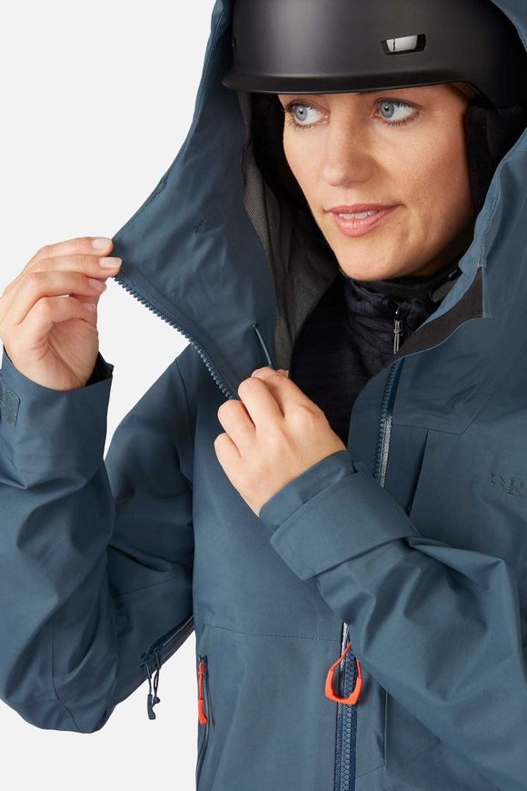 Мембранна куртка жіноча Rab Khroma Diffuse GTX Jacket Wmns, Deep Heather, 14 (QWH-82-DEH-14)