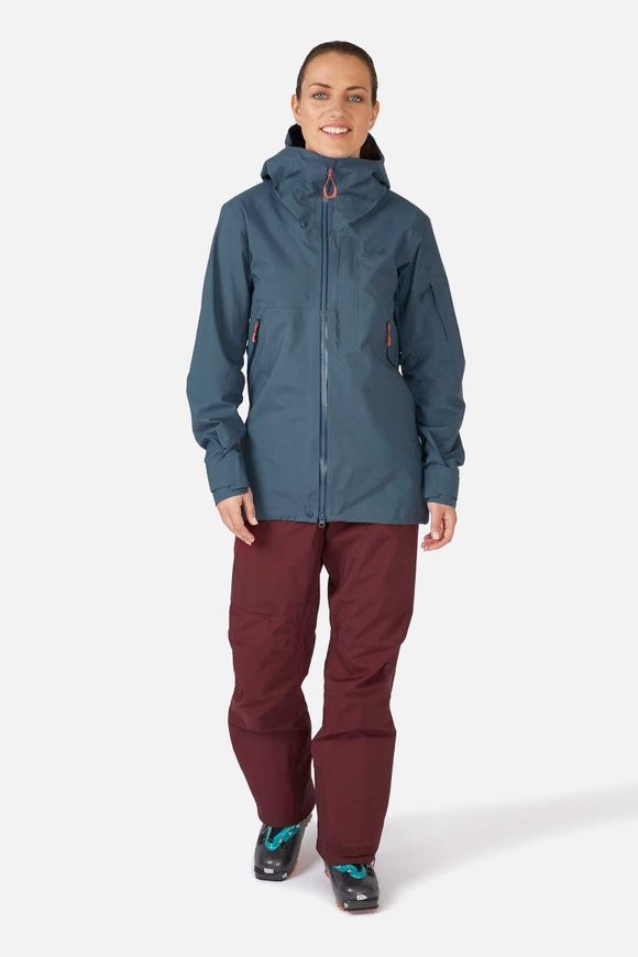 Мембранна куртка жіноча Rab Khroma Diffuse GTX Jacket Wmns, Deep Heather, 14 (QWH-82-DEH-14)