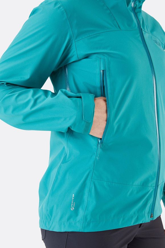 Мембранна куртка жіноча Rab Arc Eco Jacket Wmns, ORION BLUE/CITADEL, 08 (QWH-08-OB-08)