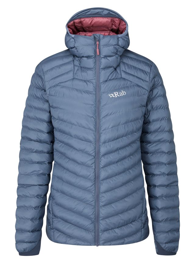 Жіноча зимова куртка Rab Cirrus Alpine Jacket Wmns, BERING SEA, 8 (821468980914)