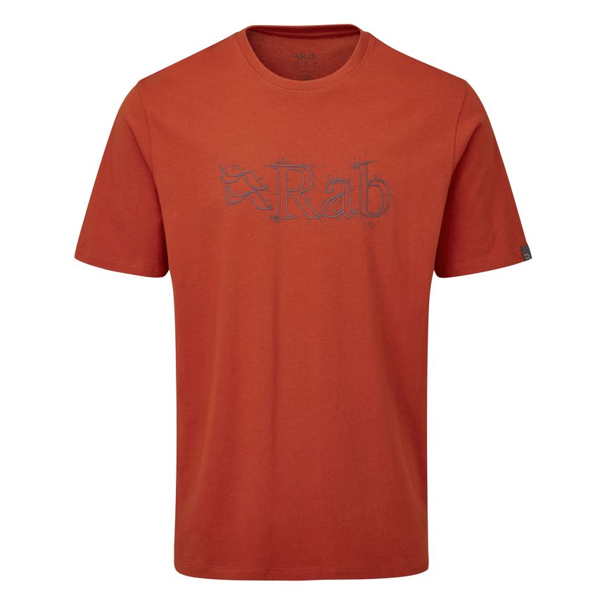 Футболка чоловіча Rab Stance Sketch Tee, RED CLAY, L (5059913047294)