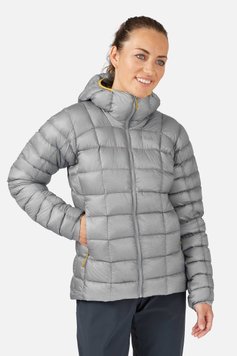 Легкий жіночий пуховик Rab Mythic G Jacket Wmns, Cloud, 16 (QDB-63-CLO-16)