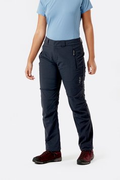 Штани жіночі Rab Incline VR Pants Wmns Beluga/Beluga, XS regular (QVR-78-BE-08)