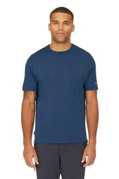 Футболка чоловіча Rab Mantle Tee, Tempest Blue, M (RB QBL-46-TMB-MED)