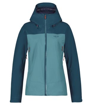 Мембранна куртка жіноча Rab Arc Eco Jacket Wmns, ORION BLUE/CITADEL, 08 (QWH-08-OB-08)