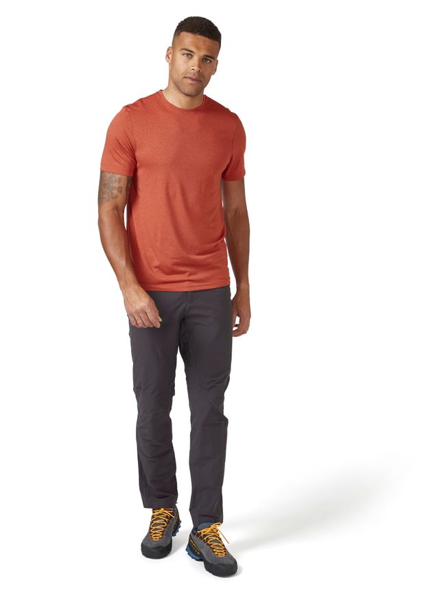 Футболка чоловіча Rab Mantle Tee, RED CLAY, L (5059913050706)