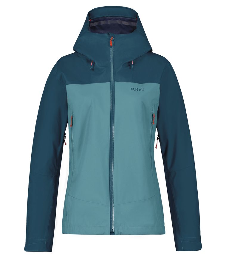 Мембранна куртка жіноча Rab Arc Eco Jacket Wmns, ORION BLUE/CITADEL, 08 (QWH-08-OB-08)