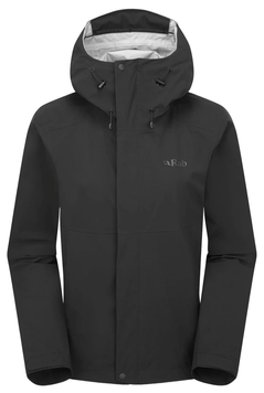Мембранна куртка жіноча Rab Firewall Jacket Wmns, Black, 12 (RB QWI-09-BLK-12)