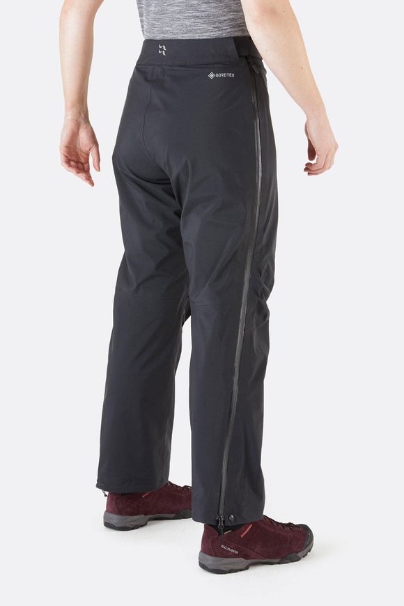 Штани жіночі Rab Kangri GTX Pants Wmns, Black, 10, Short (QWH-04-BLK-10-SH)