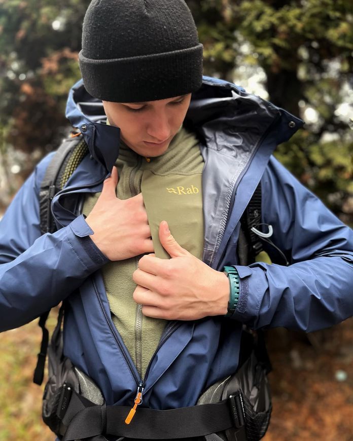 Чоловіча флісова кофта Rab Tecton Jacket, Deep Ink, S (RB QFG-03-DIK-SML)