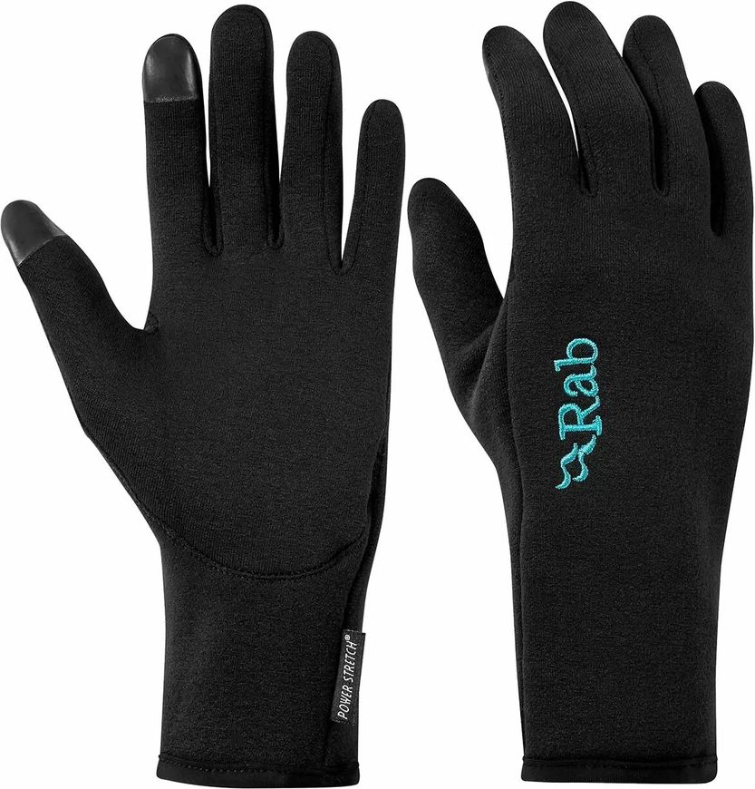 Рукавички Rab Power Stretch Contact Glove wmns, BLACK, M (821468859050)