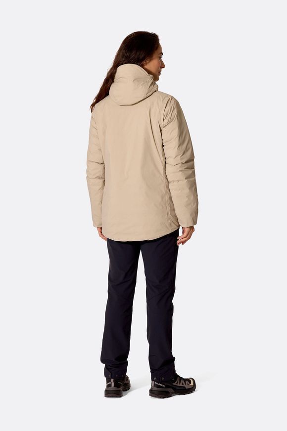Мембранна куртка жіноча Rab Microlight Shield Jacket Wmns, Dark Pebble, 10 (RB QDC-08-DKP-10)