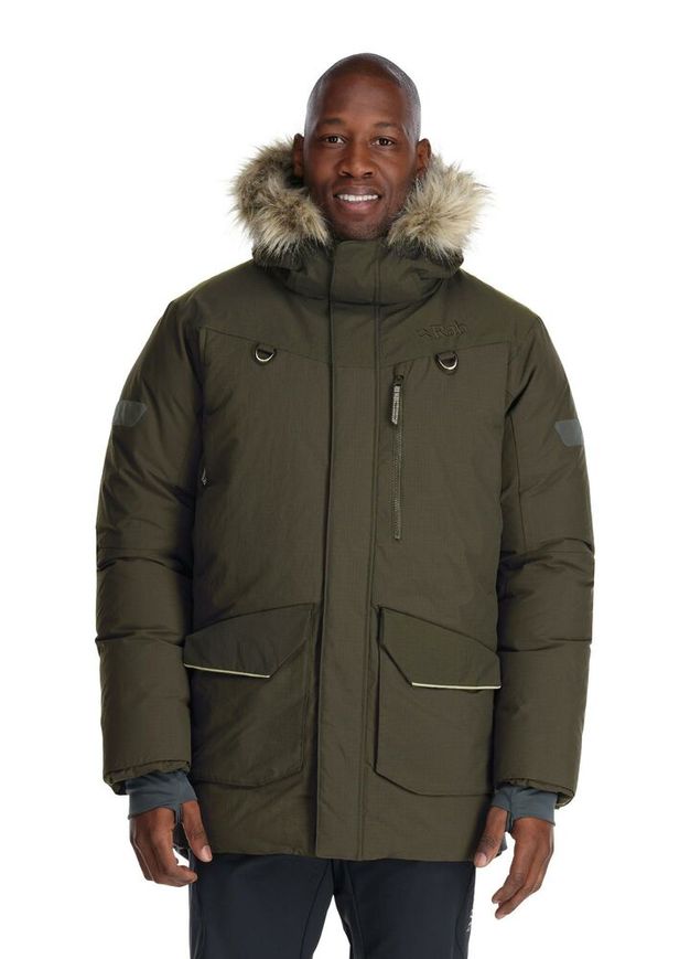 Чоловічий зимовий пуховик-парка Rab Arctus Parka, ARMY, L (5059913009568)