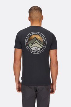 Футболка чоловіча Rab Basecamp 3 Peaks Tee, Beluga, M (RB QCC-05-BEL-MED)