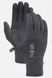 Рукавички Rab Geon Gloves, Black/Steel Marl, XS (QAJ-01-BL-XS)